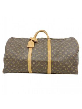Louis Vuitton Boston Bag Monogram Keepall 60 Brown